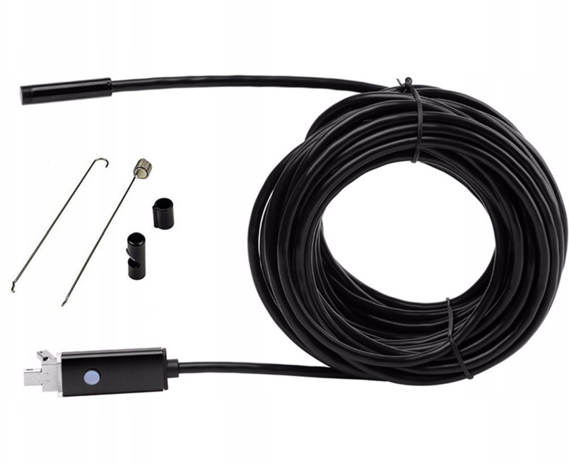 Mini camera endoscopica 6 led, Zola®, 10 m, IP67, 3.5x0.55 cm, neagra Mini camera endoscopica 6 led, Zola®, 10 m, IP67, 3.5x0.55 cm, neagra